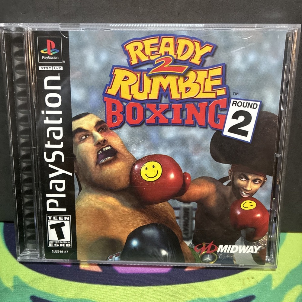 Ready 2 Rumble Boxing Round 2 PS1 PlayStation Case And Manual Only No Game